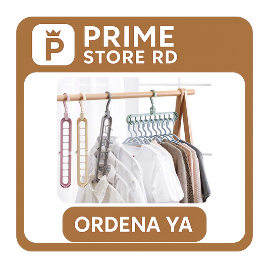 🧺 Percha Múltiple 9 en 1 Giratoria 360° – Organiza y Ahorra Espacio